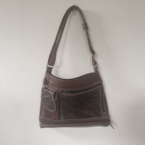 Faye Fisher Ward One of a Kind Leather Artisan Unique Leather Satchel
